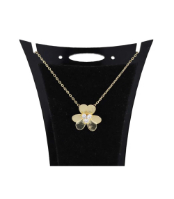 گردنبند زنانه زودیکا Zoodika مدل گل کد AAB-450
