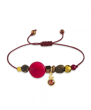 دستبند سنگی سنگ و انار لایت کیا گالری Kia Gallery کد BSH087