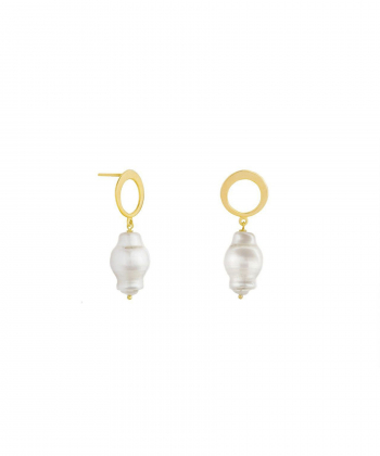 گوشواره دایره مروارید کیا گالری Kia Gallery کد ER065