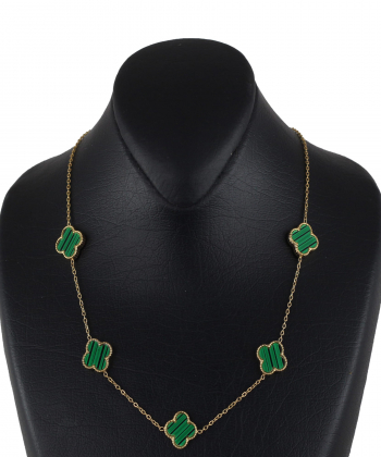 گردنبند استیل + روکش طلا زنانه زودیکا  مدل MP-AAB-443