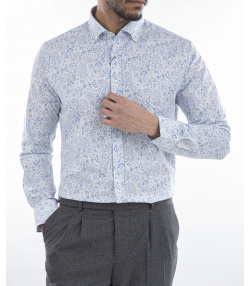 پیراهن مردانه کافه شرت Cafe Shirt کد 1369