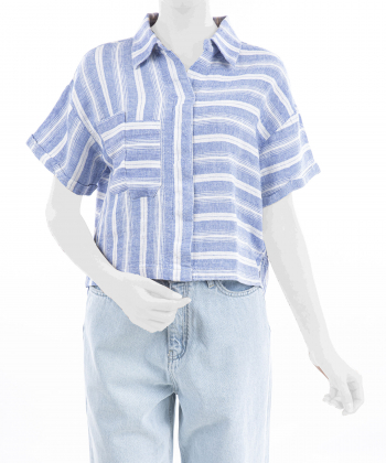 بلوز آستین کوتاه زنانه بادی اسپینر Body Spinner کد 7768