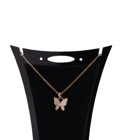 گردنبند زنانه وای اس ایکس Ysx مدل پروانه کد AAB-467