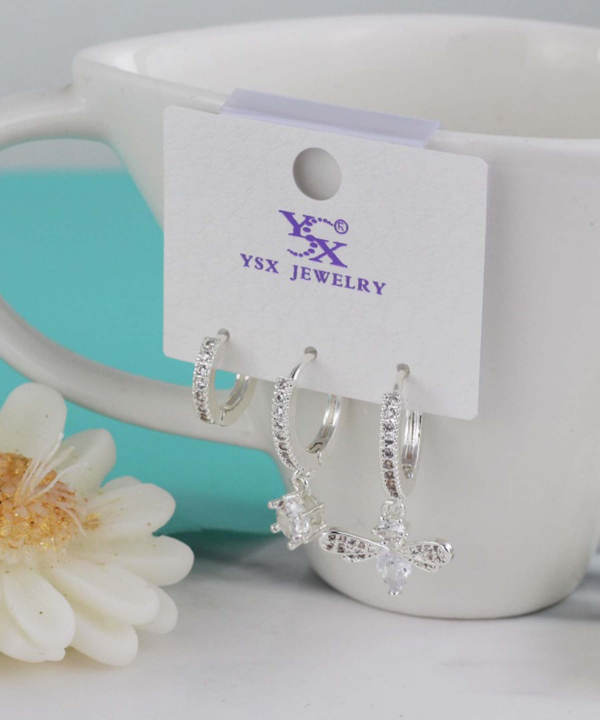 گوشواره زنانه پکی وای اس ایکس Ysx کد AAC-635