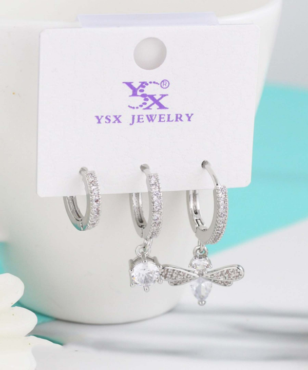 گوشواره زنانه پکی وای اس ایکس Ysx کد AAC-635