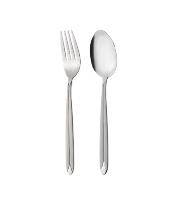 قاشق و چنگال 12 پارچه پالرمو مات ناب استیل Nabsteel کد 1612