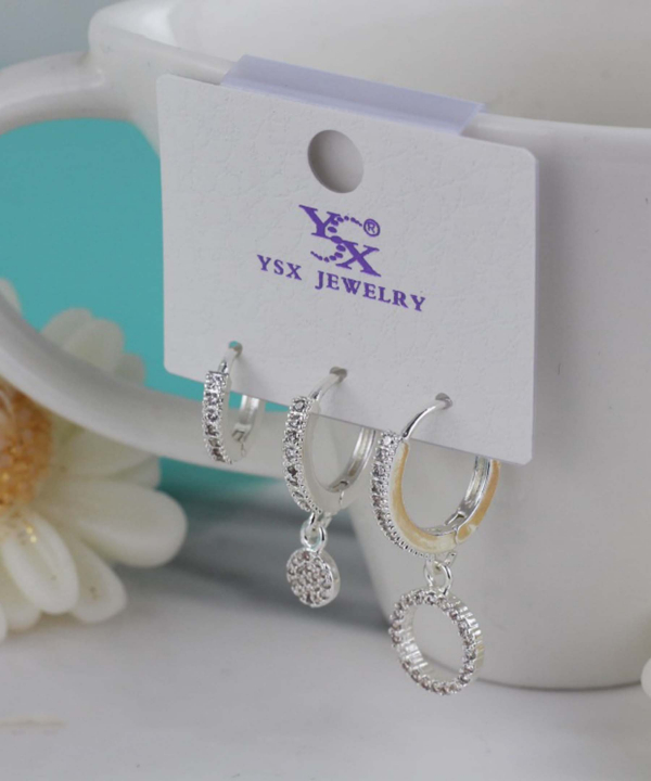 گوشواره زنانه پکی وای اس ایکس Ysx کد AAC-645