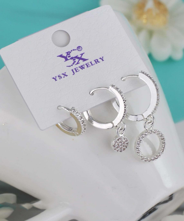 گوشواره زنانه پکی وای اس ایکس Ysx کد AAC-645