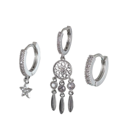 گوشواره زنانه پکی وای اس ایکس Ysx مدل ستاره کد AAC-646