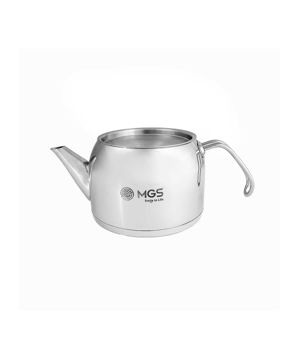 کتری و قوری لوله دار با قوری چینی ام جی اس MGS کد 4109