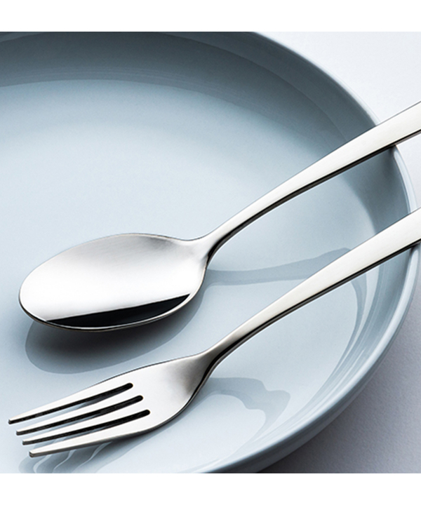 قاشق و چنگال ?? پارچه فلورانس براق ناب استیل Nabsteel کد 8812