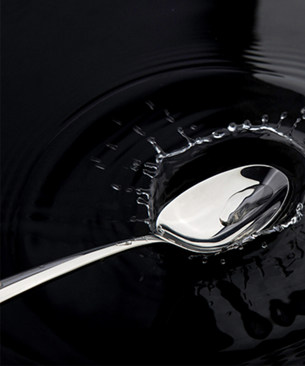 قاشق و چنگال ?? پارچه فلورانس براق ناب استیل Nabsteel کد 8812