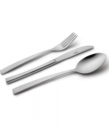 سرویس قاشق و چنگال 57 پارچه فلورانس براق جعبه کادویی ناب استیل Nabsteel کد 8812
