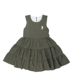 سارافون دخترانه یو اس پولو کیدز US Polo Kids کد 6014A3