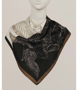 مینی اسکارف زنانه نوولاشال Novella Shawl کد 77005