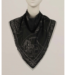 مینی اسکارف زنانه نوولاشال Novella Shawl کد 77018