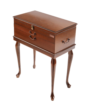 سرویس قاشق و چنگال 136 پارچه فلورانس طلایی PVD جعبه چوبی پایه دار ناب استیل Nabsteel کد 8812