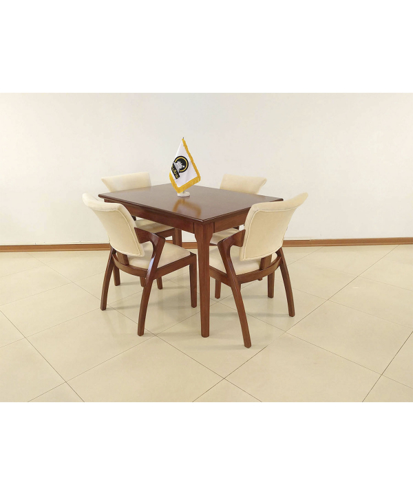 میز ناهارخوری 4 نفره رویال مبل Royal Mobl مدل پیچک کد 1692