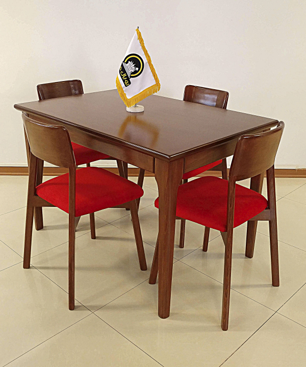 میز ناهارخوری 4 نفره رویال مبل Royal Mobl مدل سزار کد 1698
