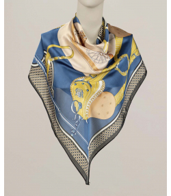مینی اسکارف زنانه نوولاشال Novella Shawl کد 77022