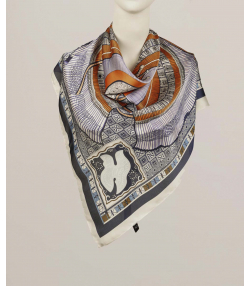 مینی اسکارف زنانه نوولاشال Novella Shawl کد 77034