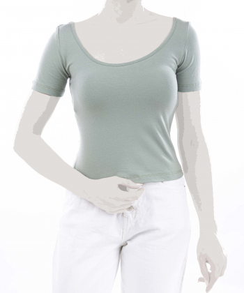 تیشرت آستین کوتاه نخی زنانه جوتی جینز مدل 32773733