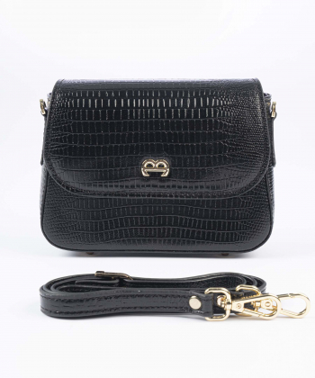 کیف دوشی چرم طبیعی زنانه منط مدل B214