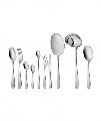 سرویس قاشق و چنگال 98 پارچه امپریال براق جعبه کادویی ناب استیل Nabsteel کد 1312