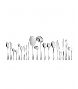 سرویس قاشق و چنگال 136 پارچه امپریال براق جعبه چوبی پایه دار ناب استیل Nabsteel کد 1312