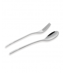 قاشق و چنگال 12 پارچه رجینا ناب استیل Nabsteel کد 2112
