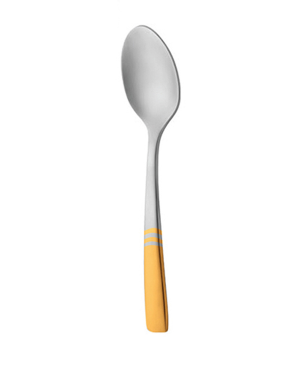 سرویس قاشق و چنگال 98 پارچه فلورانس دورطلایی جعبه کادویی ناب استیل Nabsteel کد 8812
