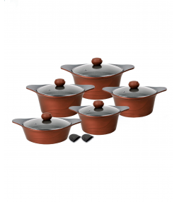 سرویس قابلمه12 پارچه طرح کره ای C ام جی اس MGS کد 4215