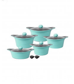 سرویس قابلمه12 پارچه طرح کره ای C ام جی اس MGS کد 4215