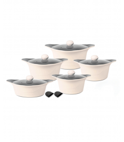 سرویس قابلمه12 پارچه طرح کره ای C ام جی اس MGS کد 4215