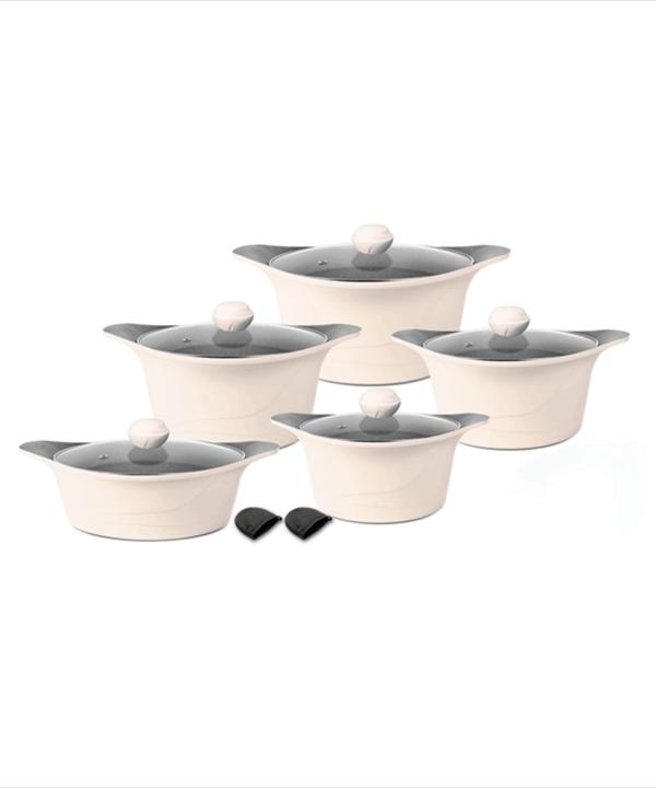سرویس قابلمه12 پارچه طرح کره ای C ام جی اس MGS کد 4215