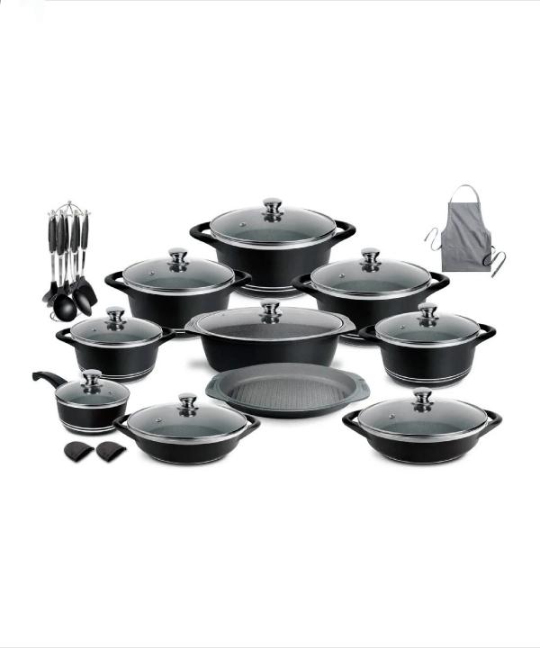 سرویس قابلمه 33 پارچه طرح ایتالیا B ام جی اس MGS کد 4216