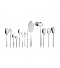سرویس قاشق و چنگال 116 پارچه پالرمو براق جعبه کادویی ناب استیل Nabsteel کد 1612