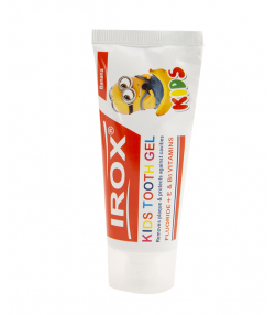 خمیر دندان ژله ای کودک ایروکس Irox با طعم موز 80 گرم
