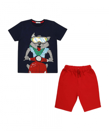 ست تیشرت و شلوارک پسرانه فیورلا Fiorella کد 44064