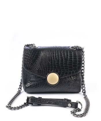 کیف دوشی چرم طبیعی زنانه صاد مدل RZ0505