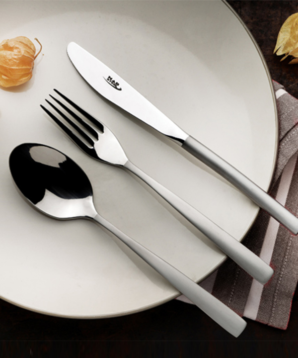 سرویس قاشق و چنگال 116 پارچه فلورانس مات جعبه کادویی ناب استیل Nabsteel کد 8812