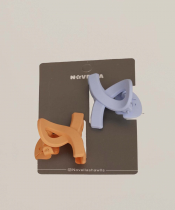 کیلیپس مو دخترانه نوولاشال Novella Shawl کد 93019