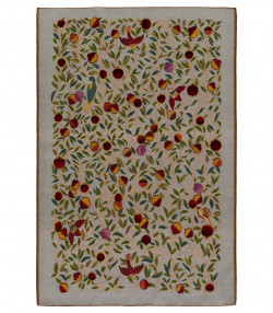 گلیم فرش شیراز ذوالانواریkilim carpet (shiraz)4057خاکستری مدرن 3