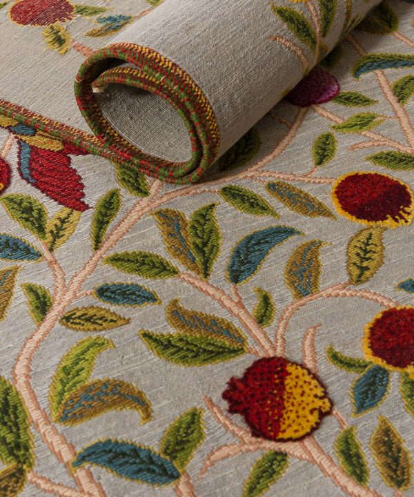 گلیم فرش شیراز ذوالانواریkilim carpet (shiraz)4057خاکستری مدرن 3