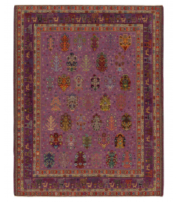 گلیم فرش شیراز ذوالانواریkilim carpet (shiraz)4059طیف بنفش