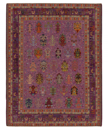 گلیم فرش شیراز ذوالانواریkilim carpet (shiraz)4059طیف بنفش