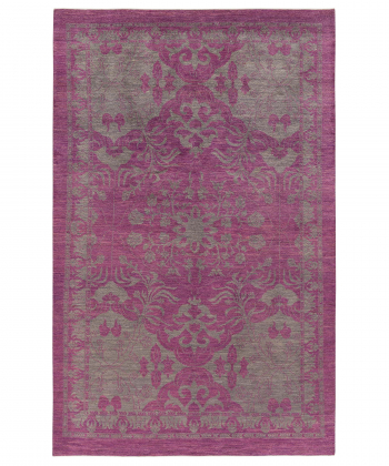 فرش دستباف لری بافت ذوالانواری LORI (LORIBAFT)4110صورتی1