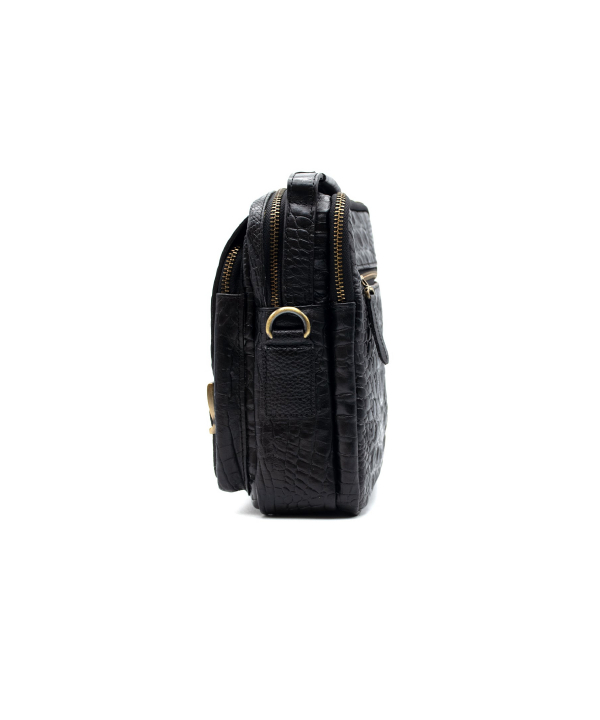 کیف مردانه دوشی چرم طبیعی مردانه مستر چرم Mrcharm مدل mrch11474