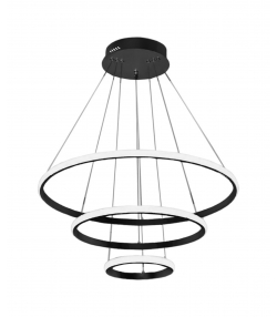 چراغ آویز سه حلقه چشمه نور کد L6345/3H-BK