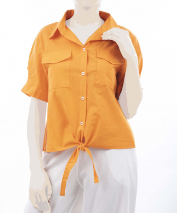 بلوز گره ای زنانه آروما Aroma کد 1205004-03